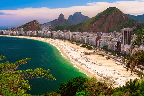Litoral de Copacabana e Ipanema